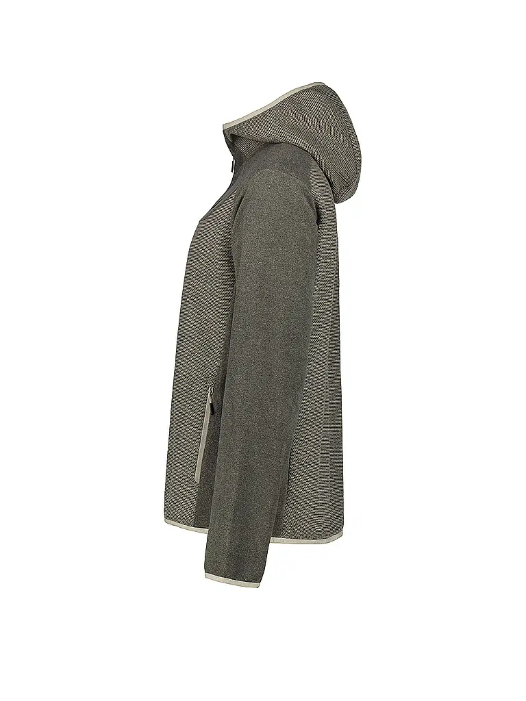 ICEPEAK | Herren Fleecejacke Bolivar Hoodie | hellbraun