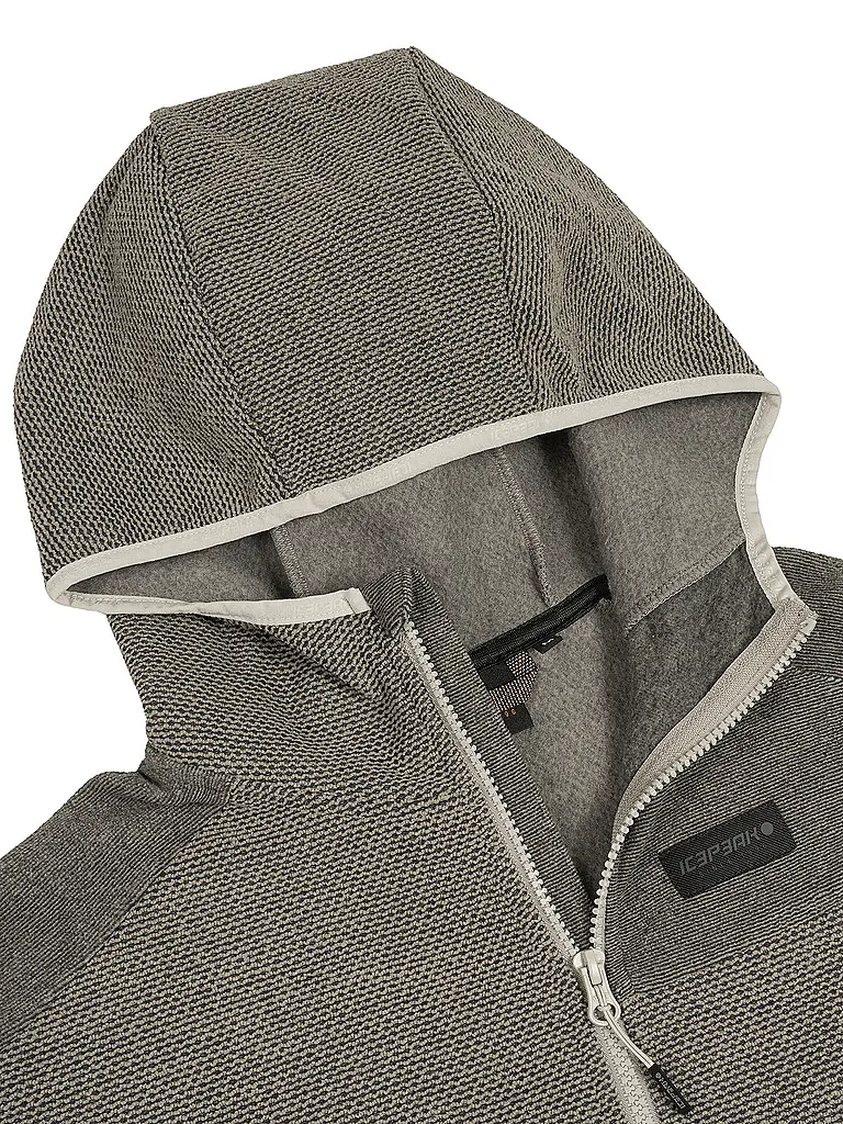 ICEPEAK | Herren Fleecejacke Bolivar Hoodie | hellbraun
