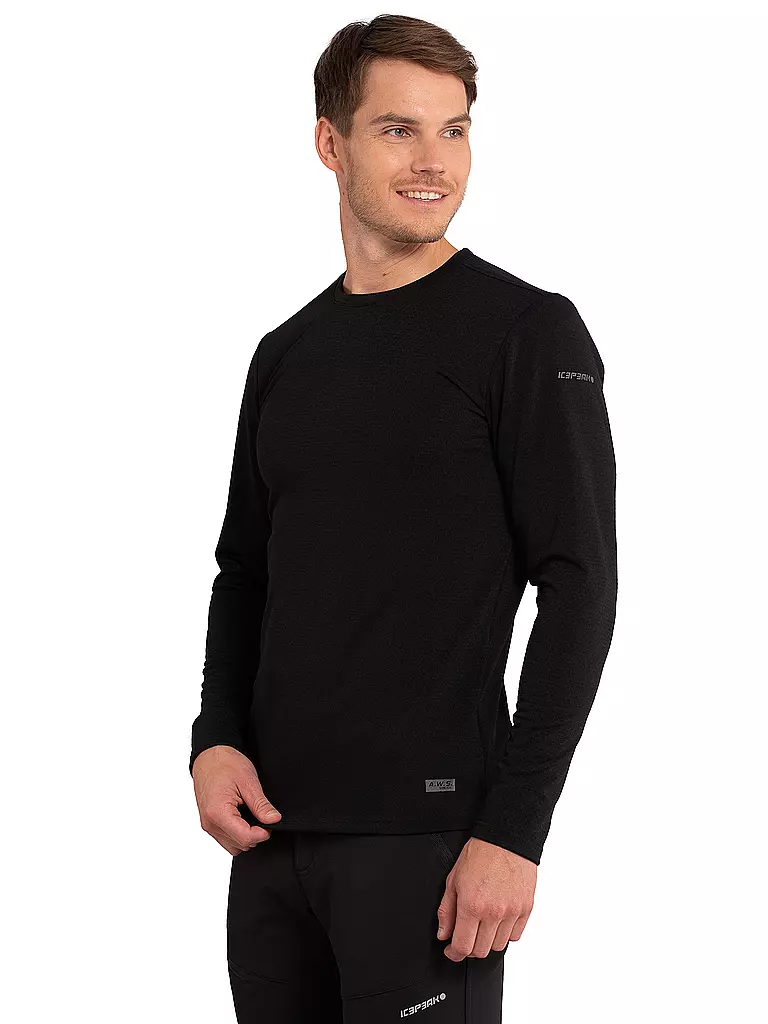 ICEPEAK | Herren Funktionsshirt Bondville | schwarz