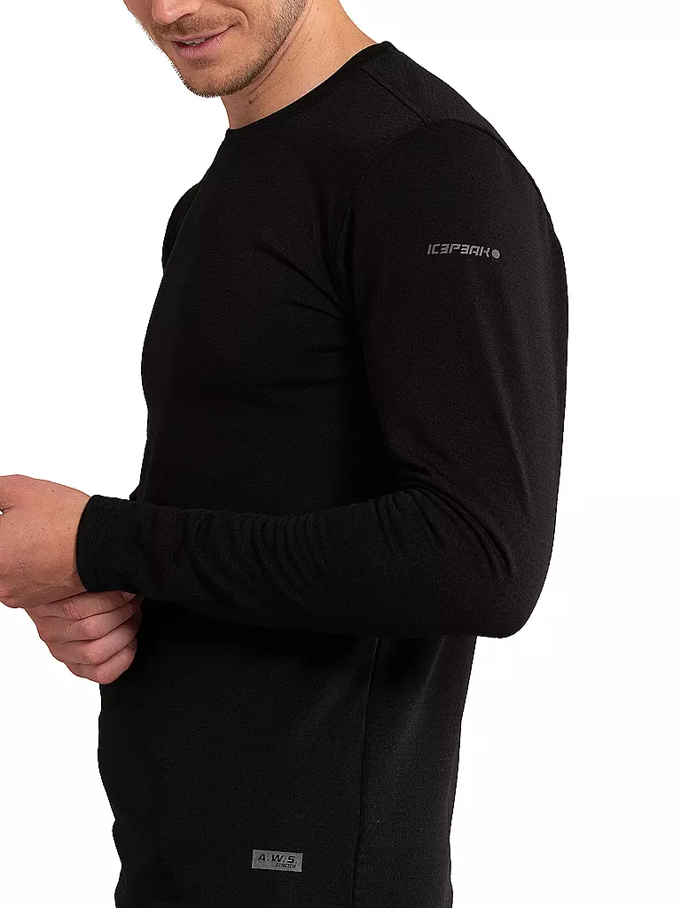 ICEPEAK | Herren Funktionsshirt Bondville | schwarz