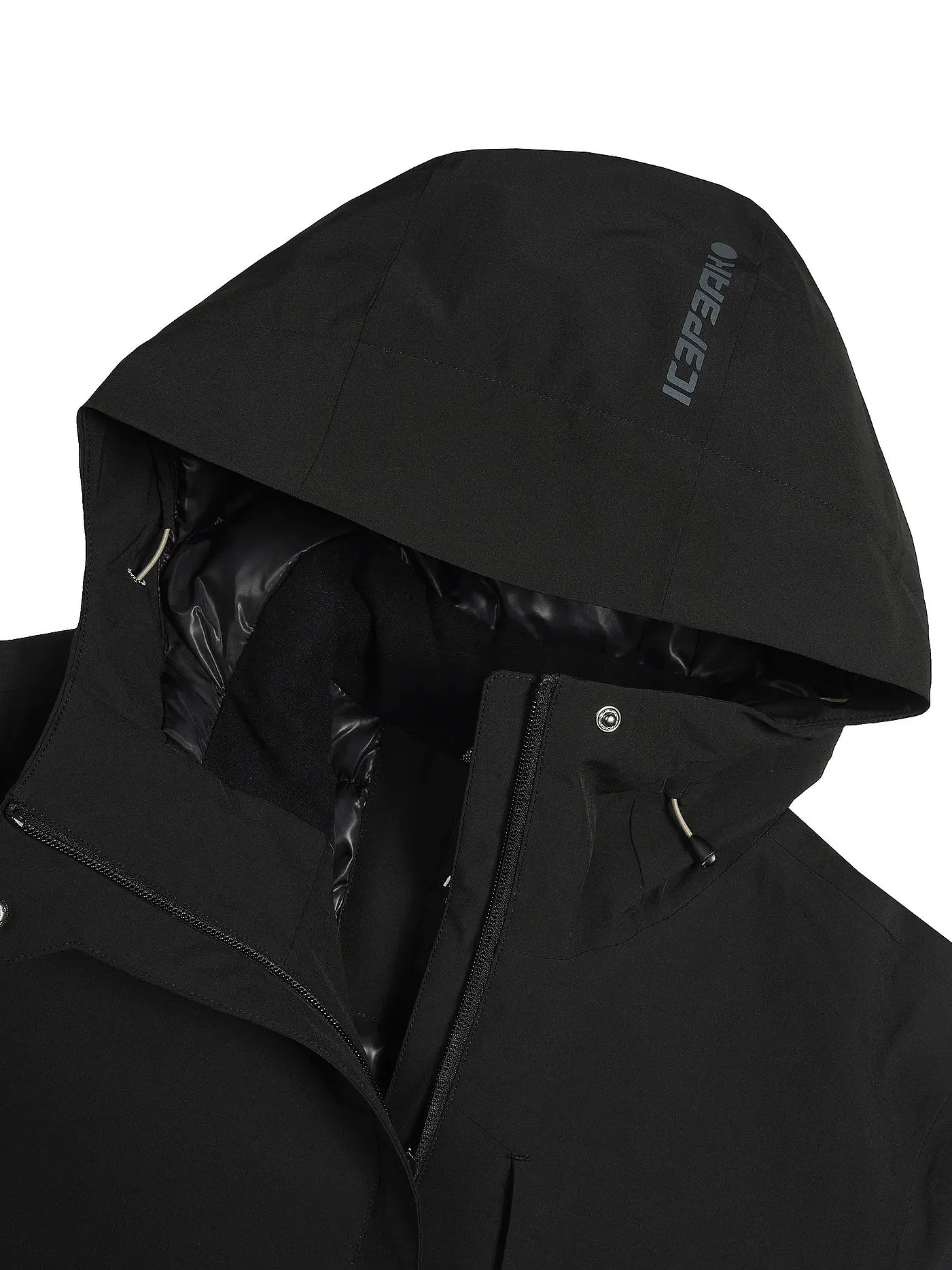 ICEPEAK | Herren Isomantel Bagheria Hoodie | schwarz