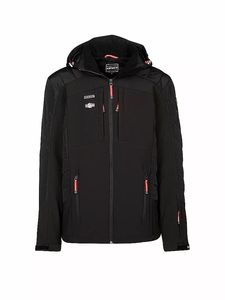 ICEPEAK | Herren Softshell Jacke Oliver | schwarz