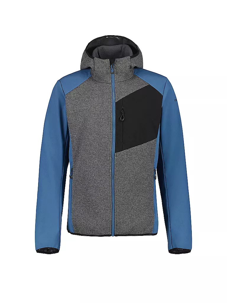 ICEPEAK | Herren Touren Fleecejacke Danfort Hoodie | blau