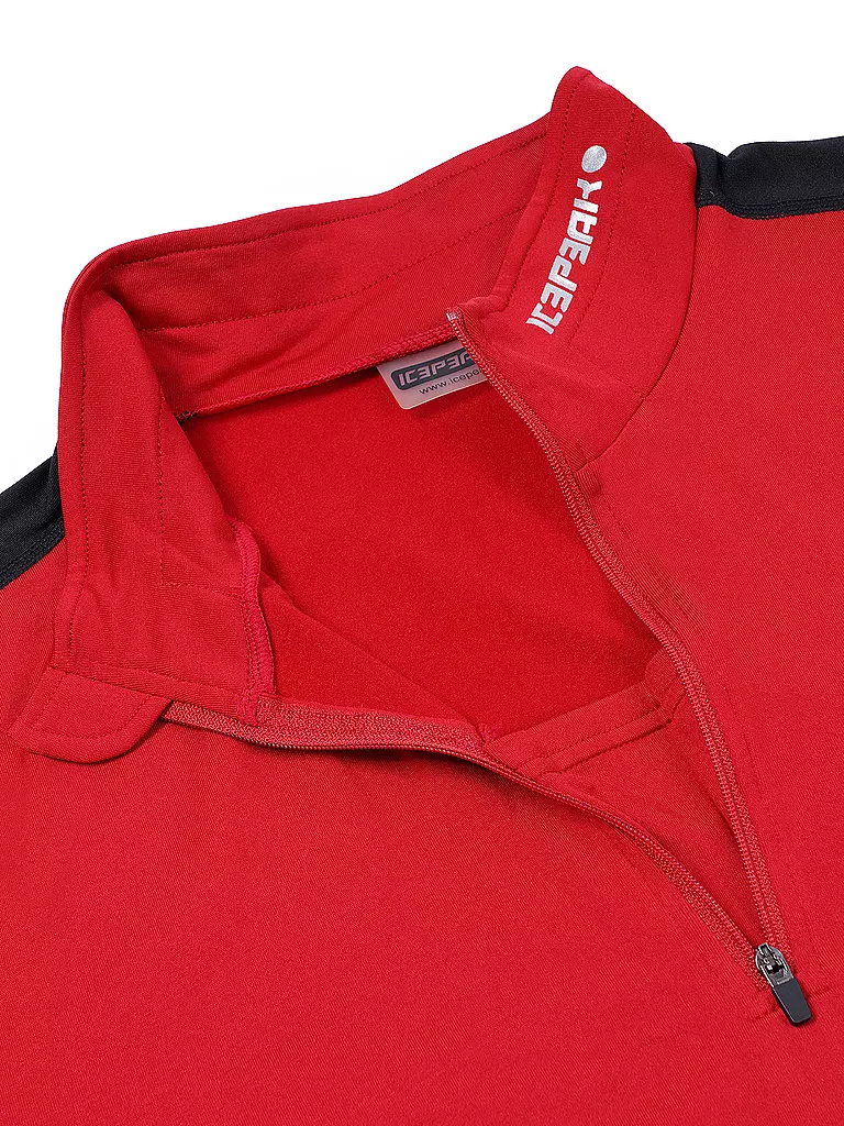 ICEPEAK | Herren Unterzieh Zipshirt Fleminton | rot