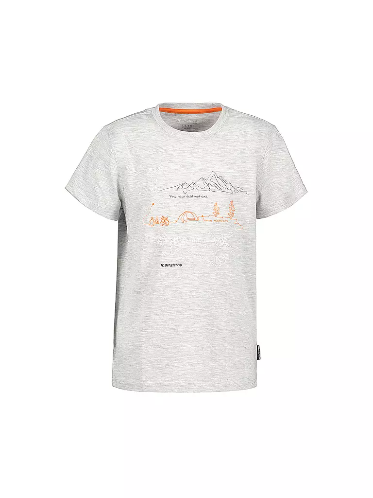 ICEPEAK | Jungen T-Shirt Kinston Jr  | weiss