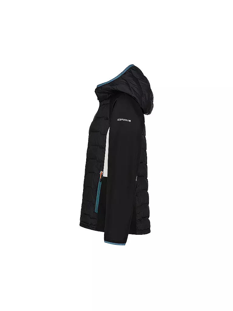 ICEPEAK | Kinder Fleecejacke Know JR Hoodie | schwarz