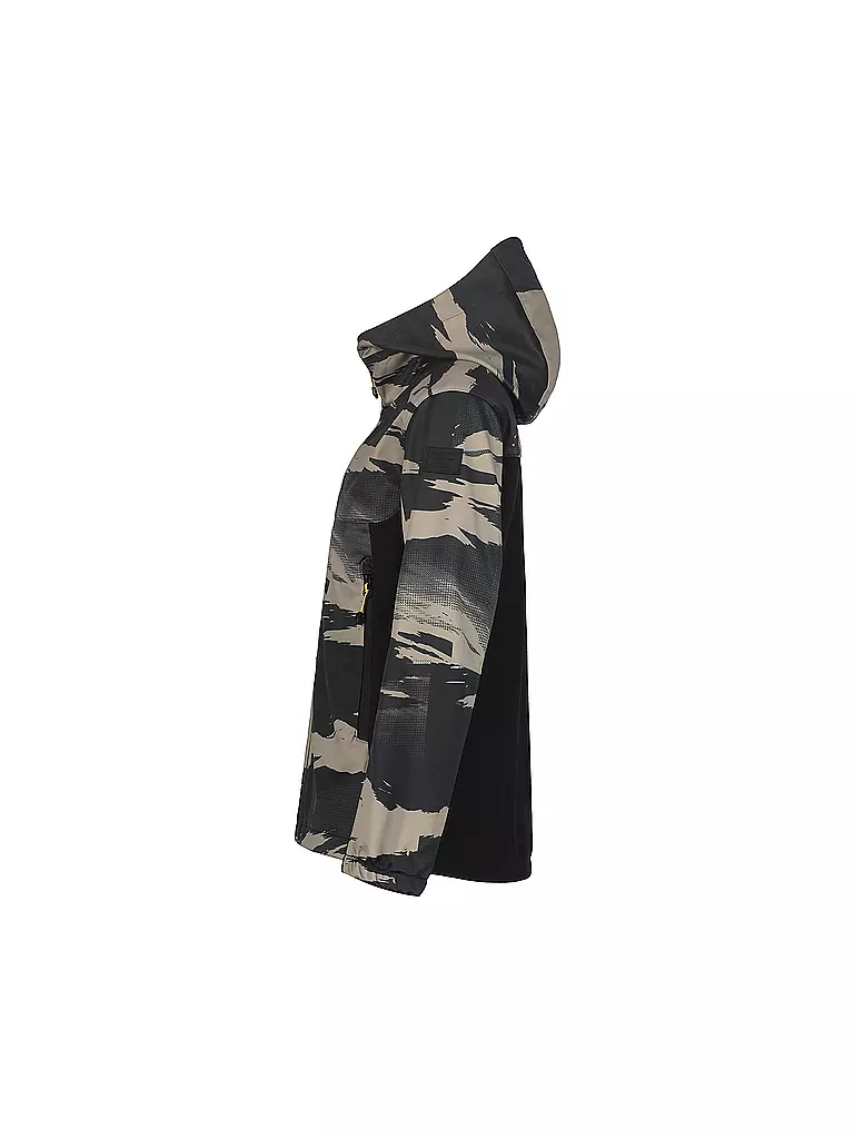 ICEPEAK | Kinder Softshelljacke Kindswood Hoodie | schwarz