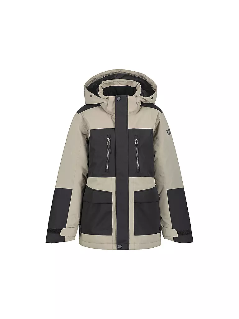 ICEPEAK | Kinder Winterjacke Kanosh Hoodie | grau