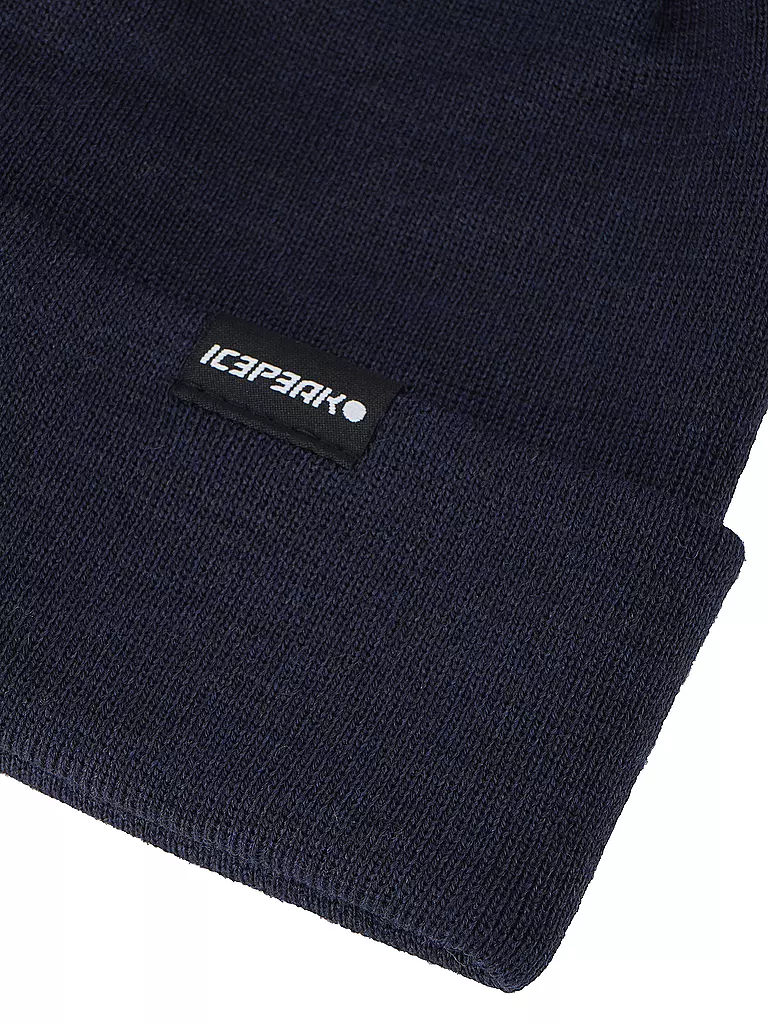 ICEPEAK | Wollmütze Hereford  | dunkelblau