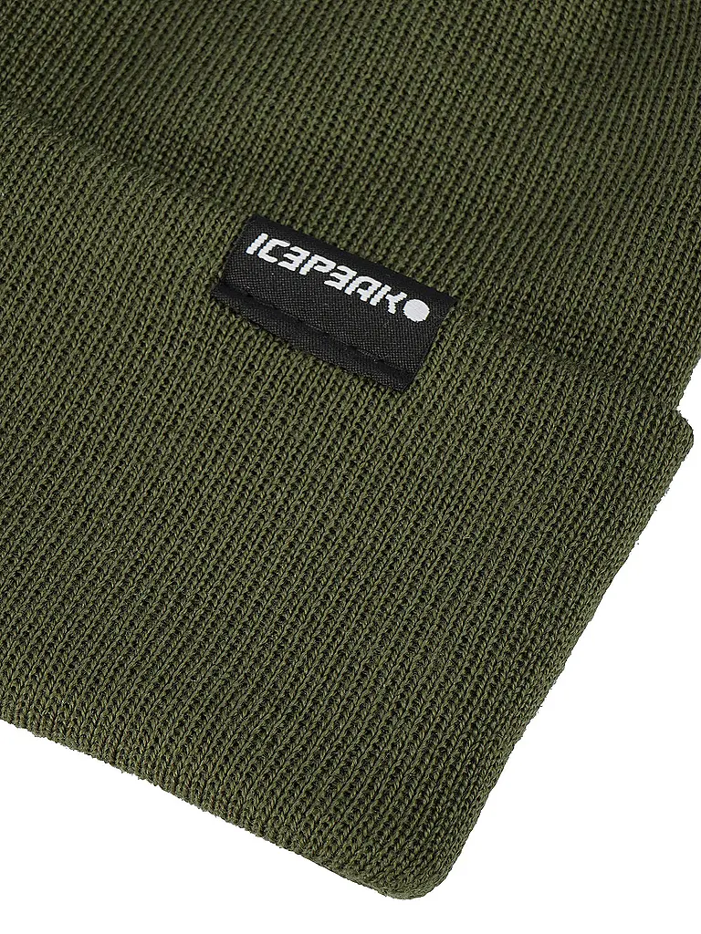 ICEPEAK | Wollmütze Hereford  | olive