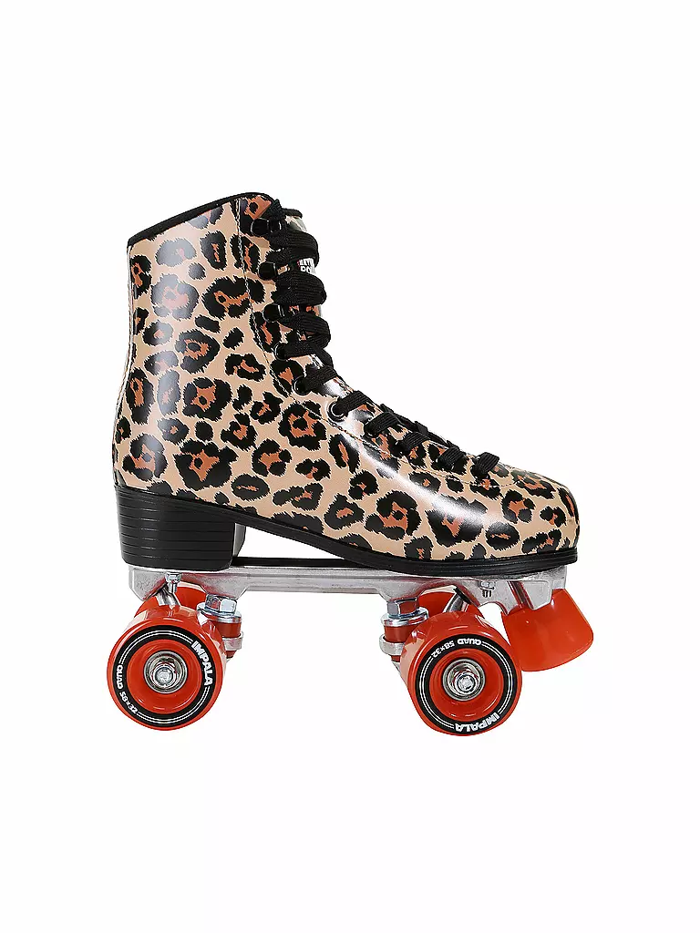 IMPALA | Damen Rollerskates Leopard | braun