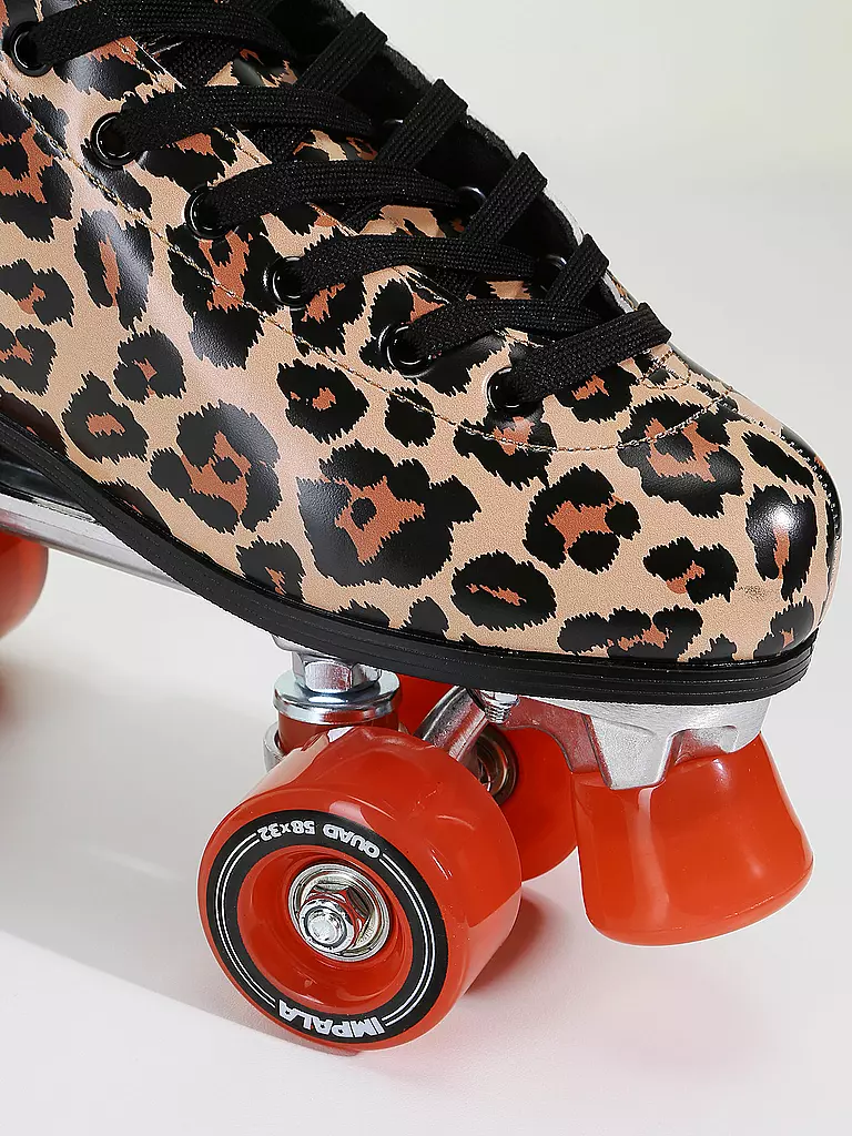 IMPALA | Damen Rollerskates Leopard | braun