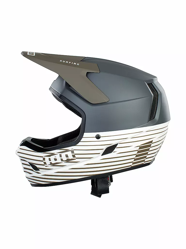 ION | Fullface MTB-Helm Scrup Amp | grau