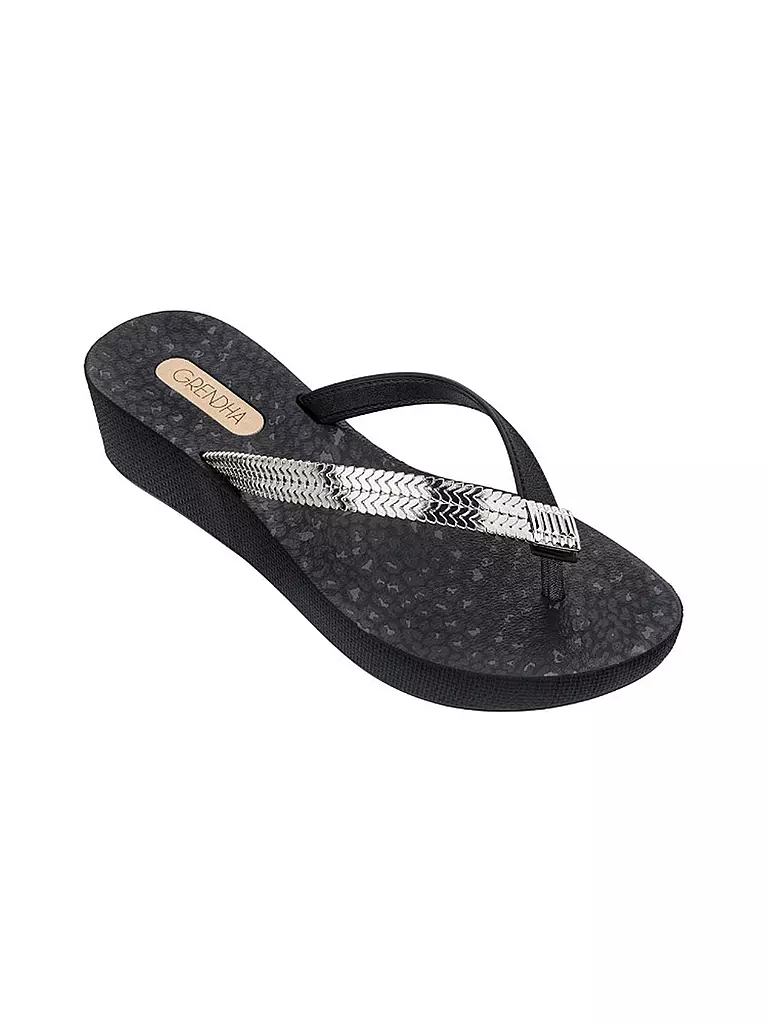 IPANEMA | Damen Zehentrenner Grendha Amora Glam Plateau | schwarz