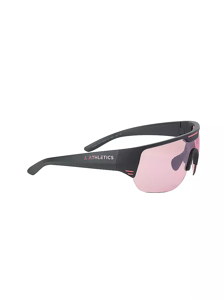 J.ATHLETICS EYEWEAR | Sportbrille Dutchman Matt Black/Heat | schwarz