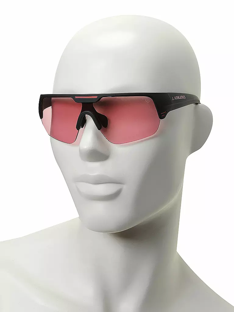 J.ATHLETICS EYEWEAR | Sportbrille Dutchman Matt Black/Heat | schwarz