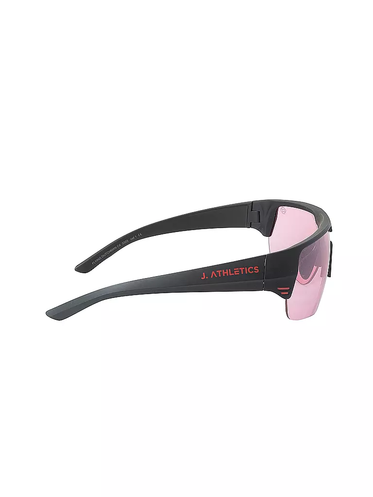 J.ATHLETICS EYEWEAR | Sportbrille Dutchman Matt Black/Heat | schwarz