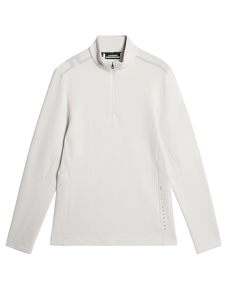 J.LINDEBERG J.LINDEBERG Damen Unterzieh Zipshirt Vinnie Quarter Zip Mid Layer hellgrau | M, hellgrau