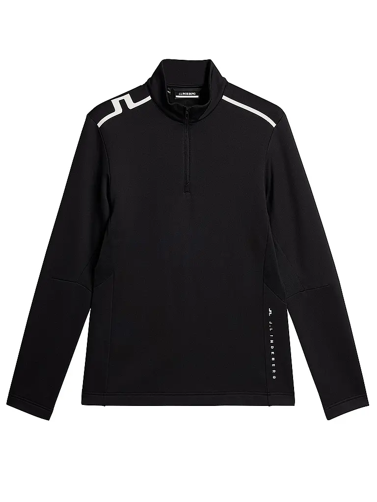 J.LINDEBERG | Damen Unterzieh Zipshirt  Vinnie Quarter Zip Mid Layer  | Schwarz