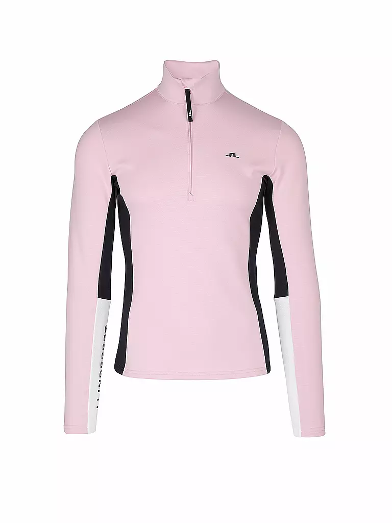 J.LINDEBERG | Damen Unterzieh Zipshirt Tracy | rosa