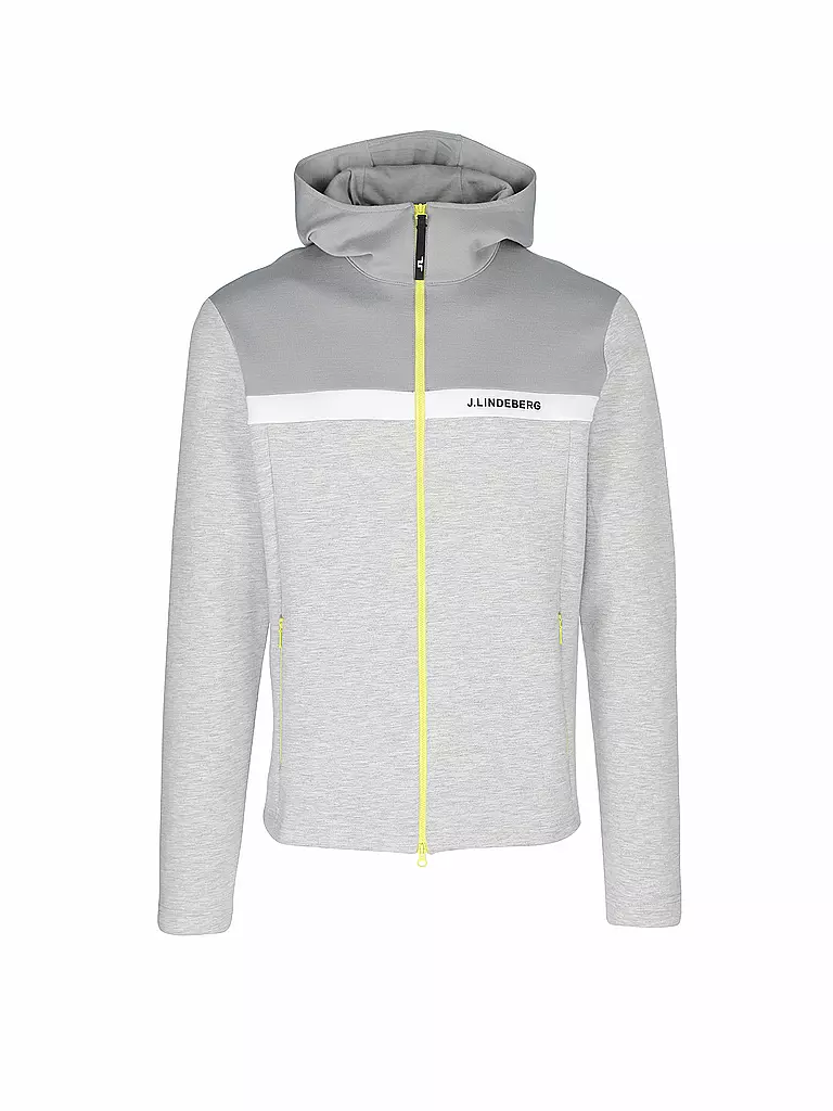 J.LINDEBERG | Herren Unterziehjacke Jeff Hoodie | grau