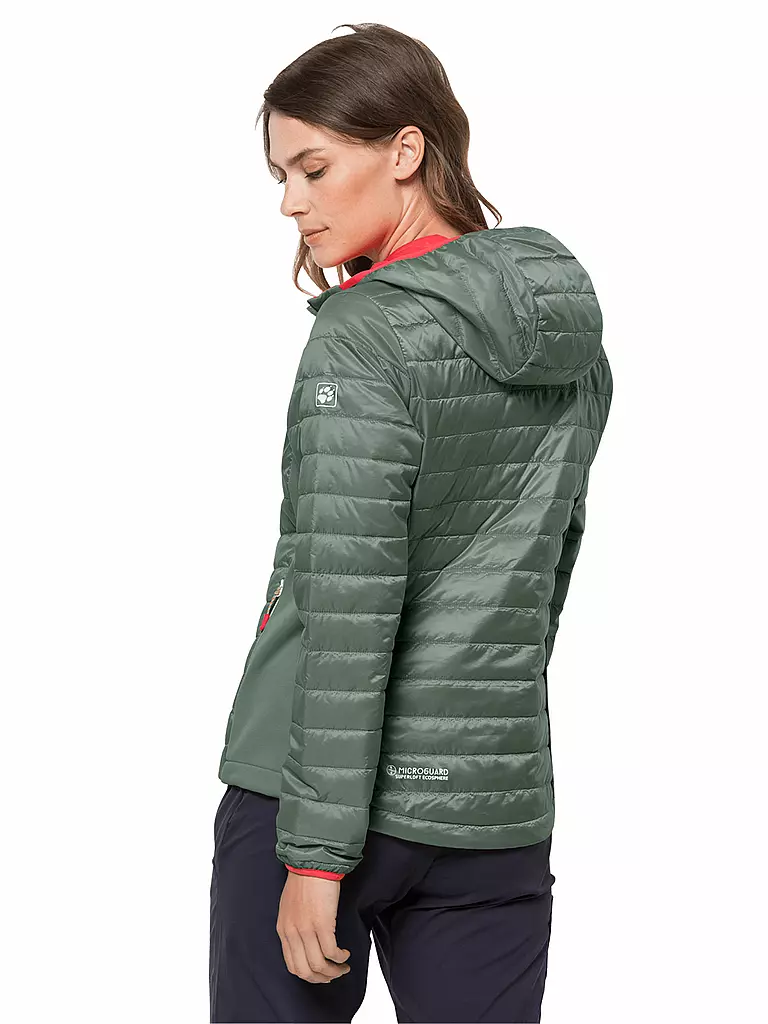 JACK WOLFSKIN | Damen Isolationsjacke Routeburn | olive