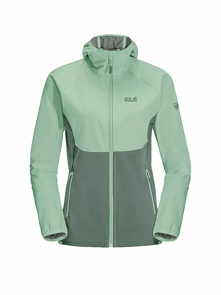 JACK WOLFSKIN | Damen Softshell Jacke Go Hike | olive