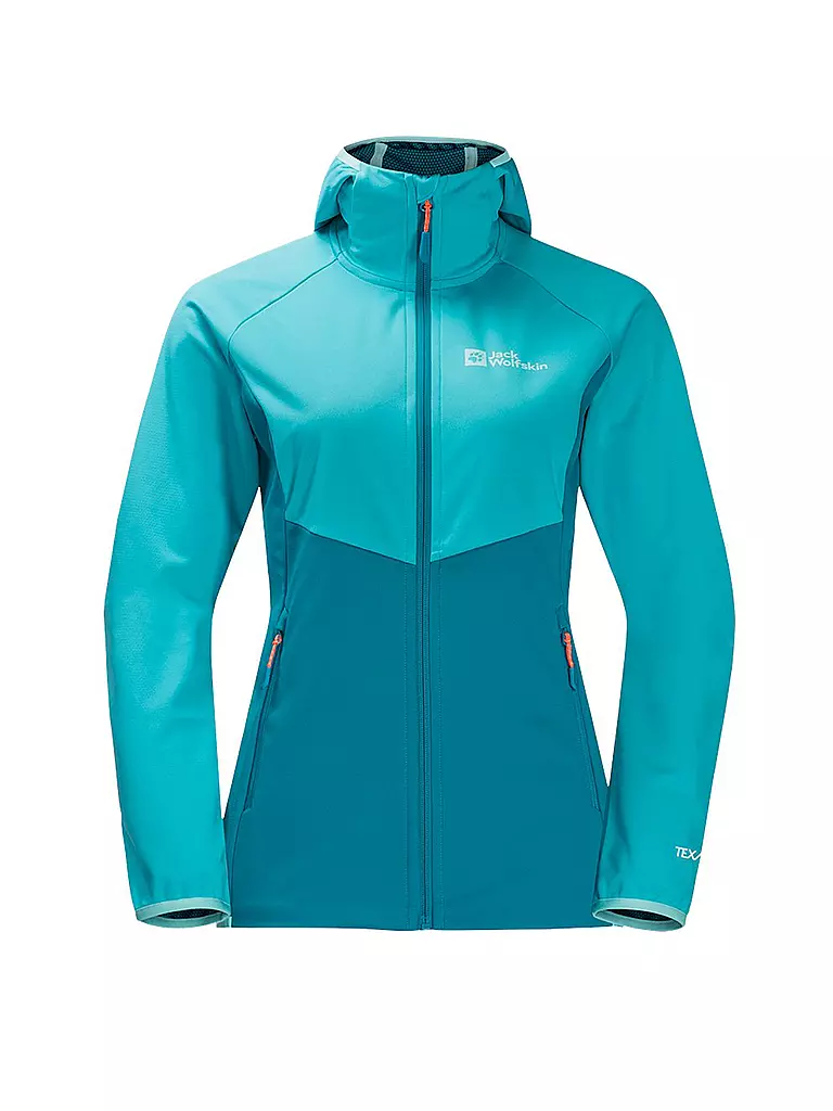 JACK WOLFSKIN | Damen Softshell Jacke Go Hike | türkis