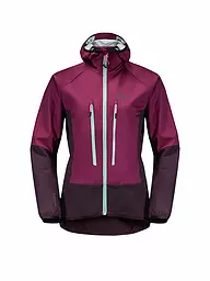JACK WOLFSKIN | Damen Softshelljacke Alpspitze Hoodie | beere