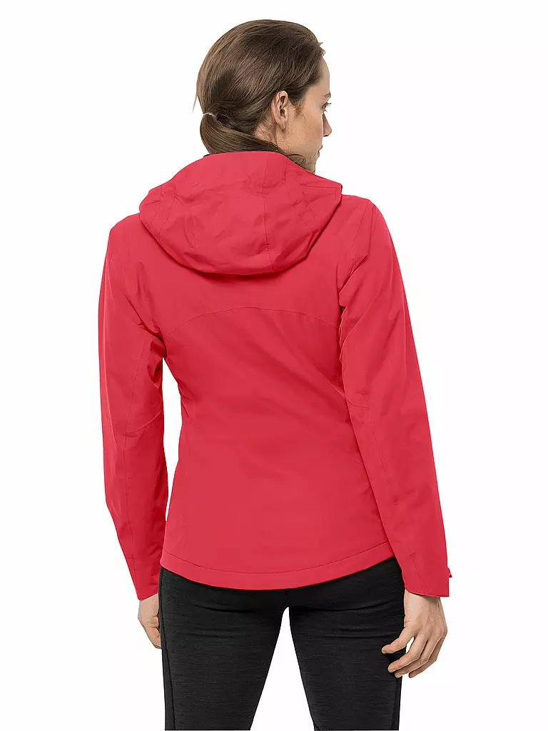 JACK WOLFSKIN | Damen Wanderjacke Eagle Peak 2L | rot