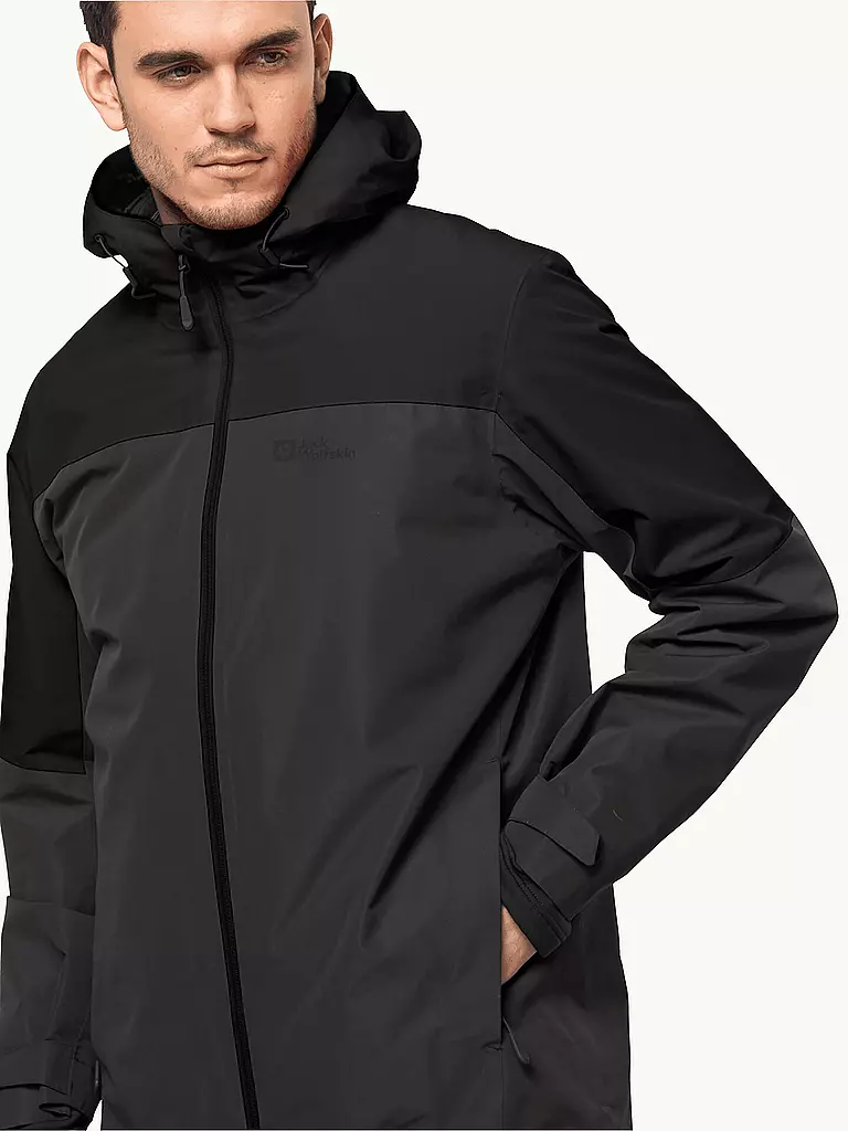 JACK WOLFSKIN | Herren Winterjacke Glaabach 3in1 | schwarz