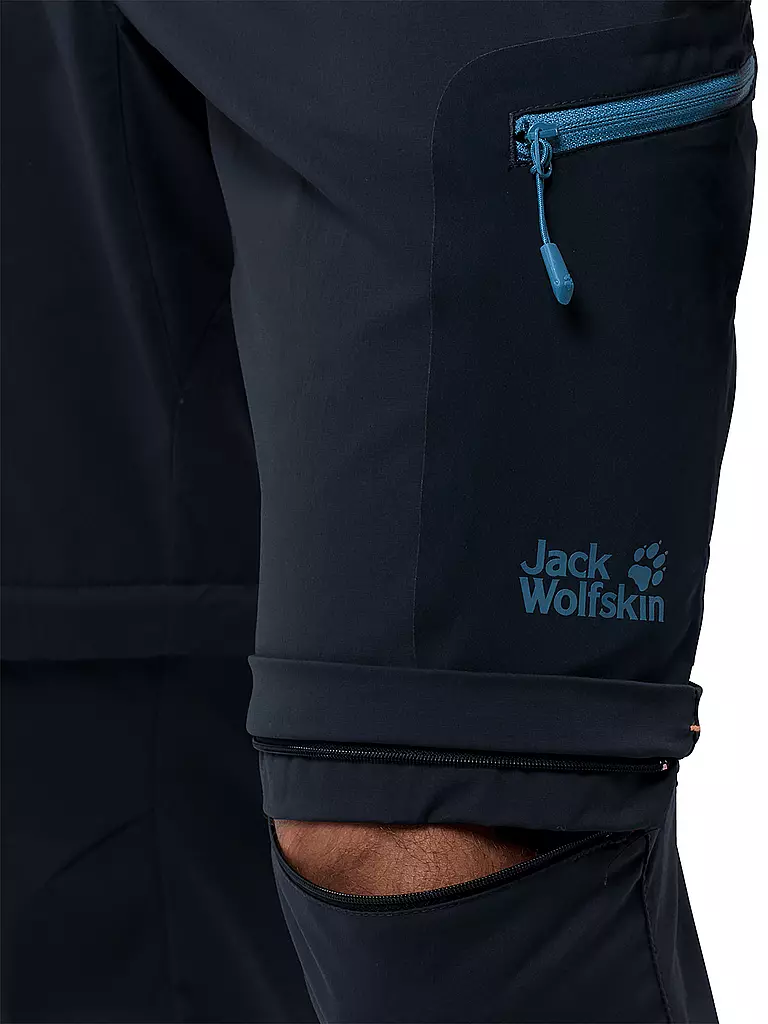 JACK WOLFSKIN | Herren ZipOff Softshellhose Activate Light | blau