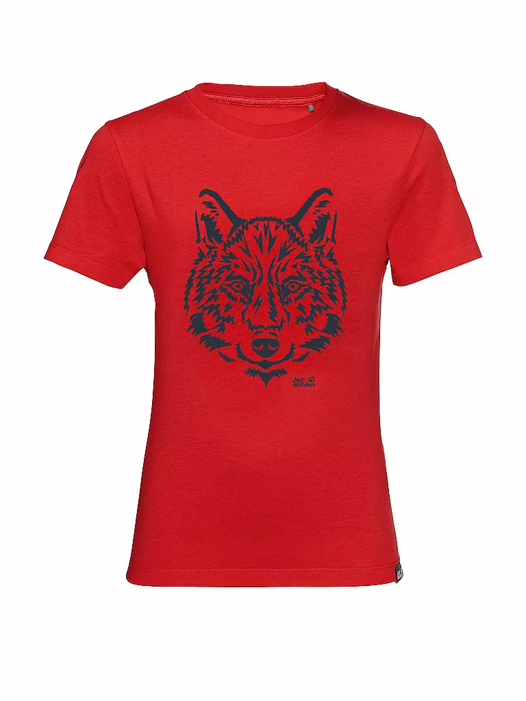 JACK WOLFSKIN | Kinder T-Shirt Brand | rot