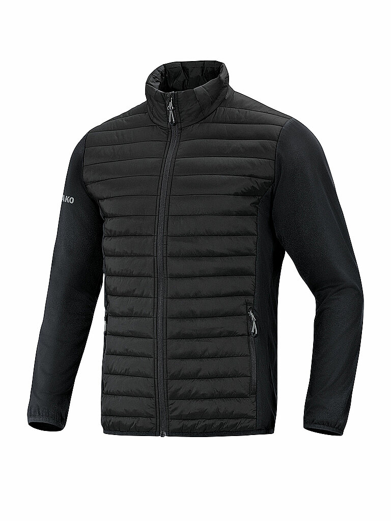 Jako JAKO Herren Trainingsjacke Hybrid Premium schwarz | S, schwarz