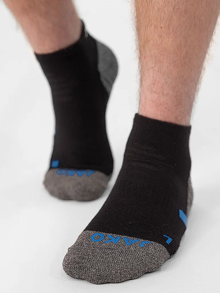JAKO | Tennissocken Kurz | schwarz
