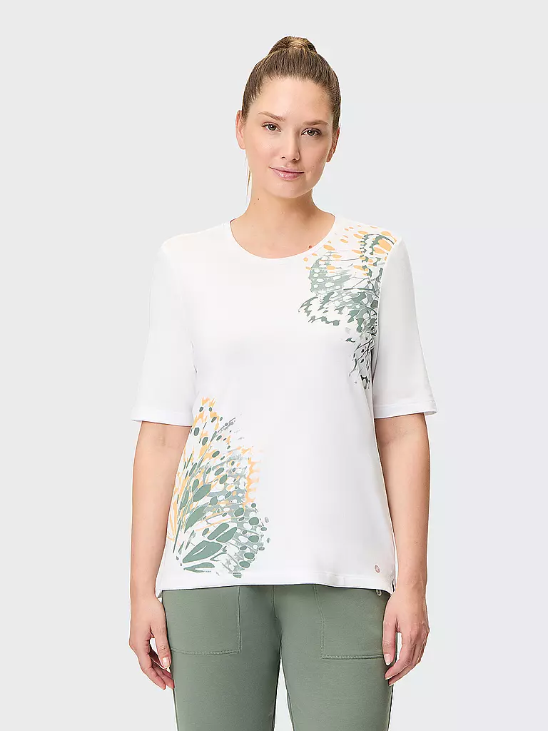 JOY SPORTSWEAR | Damen T-Shirt Madeleine Print | weiss