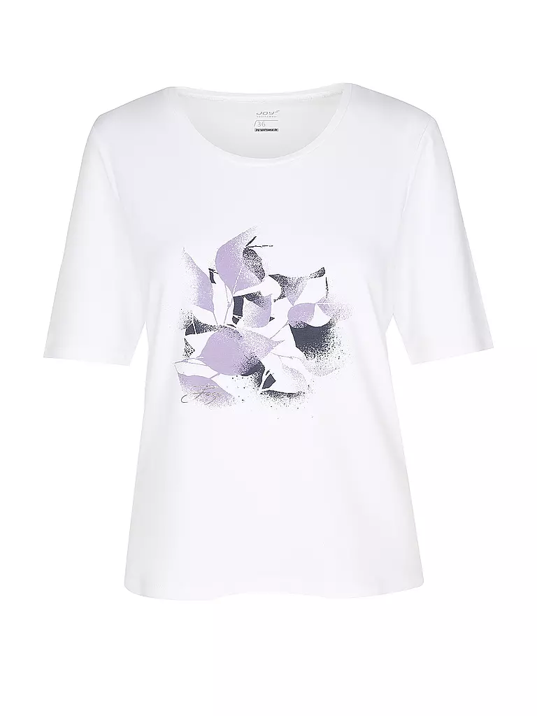 JOY SPORTSWEAR | Damen T-Shirt Melanie Flower Print | weiss