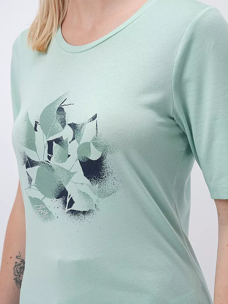 JOY SPORTSWEAR | Damen T-Shirt Melanie Flower Print | weiss