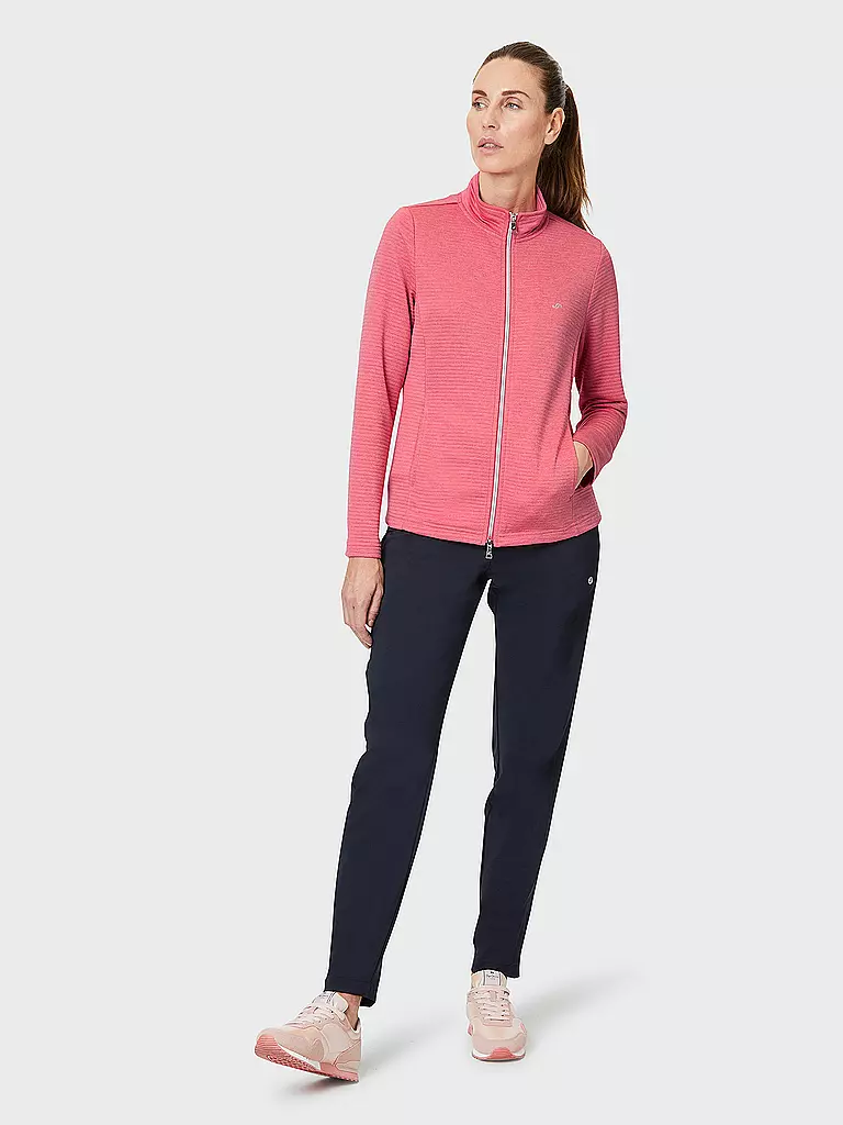 JOY | Damen Fitnessjacke Peggy | rosa