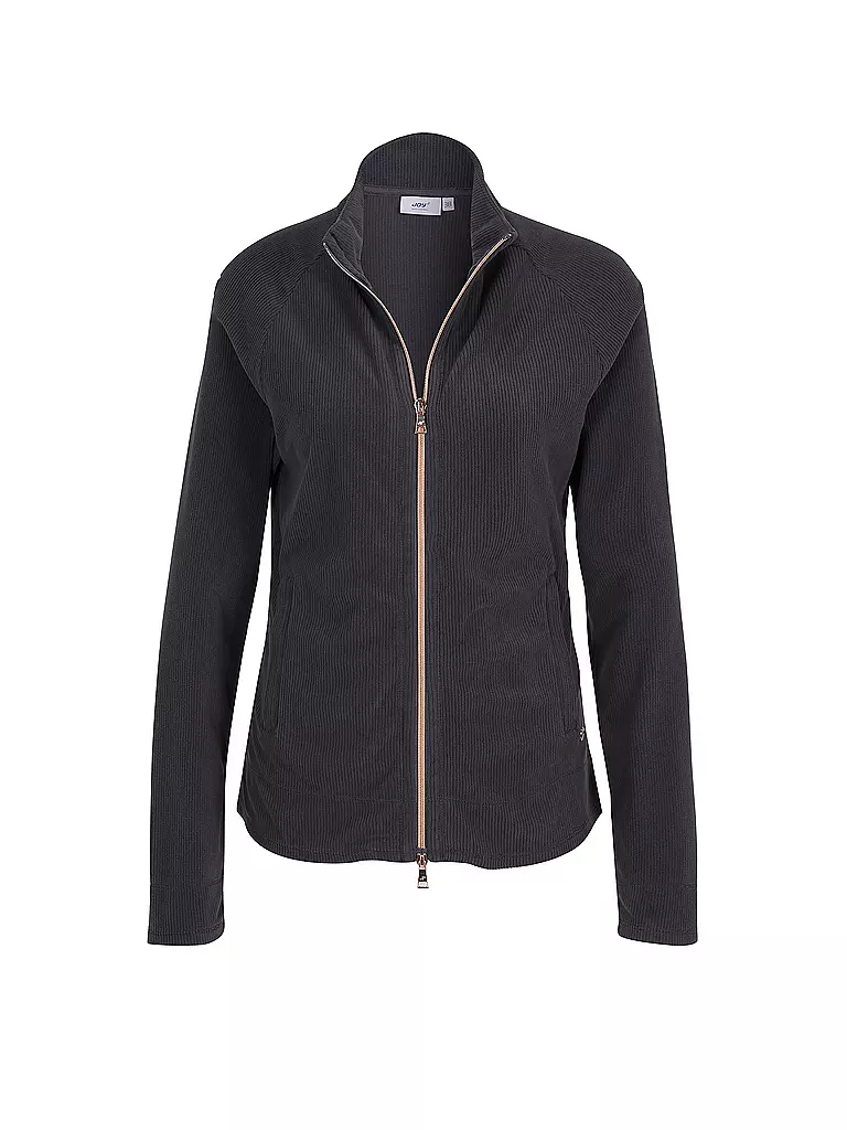 JOY | DAmen Fleecejacke Josy Cord | dunkelblau