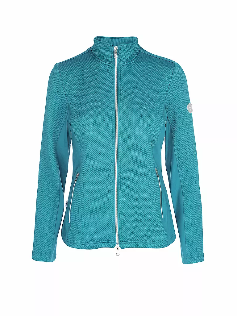 JOY | Damen Fleecejacke Krista | petrol