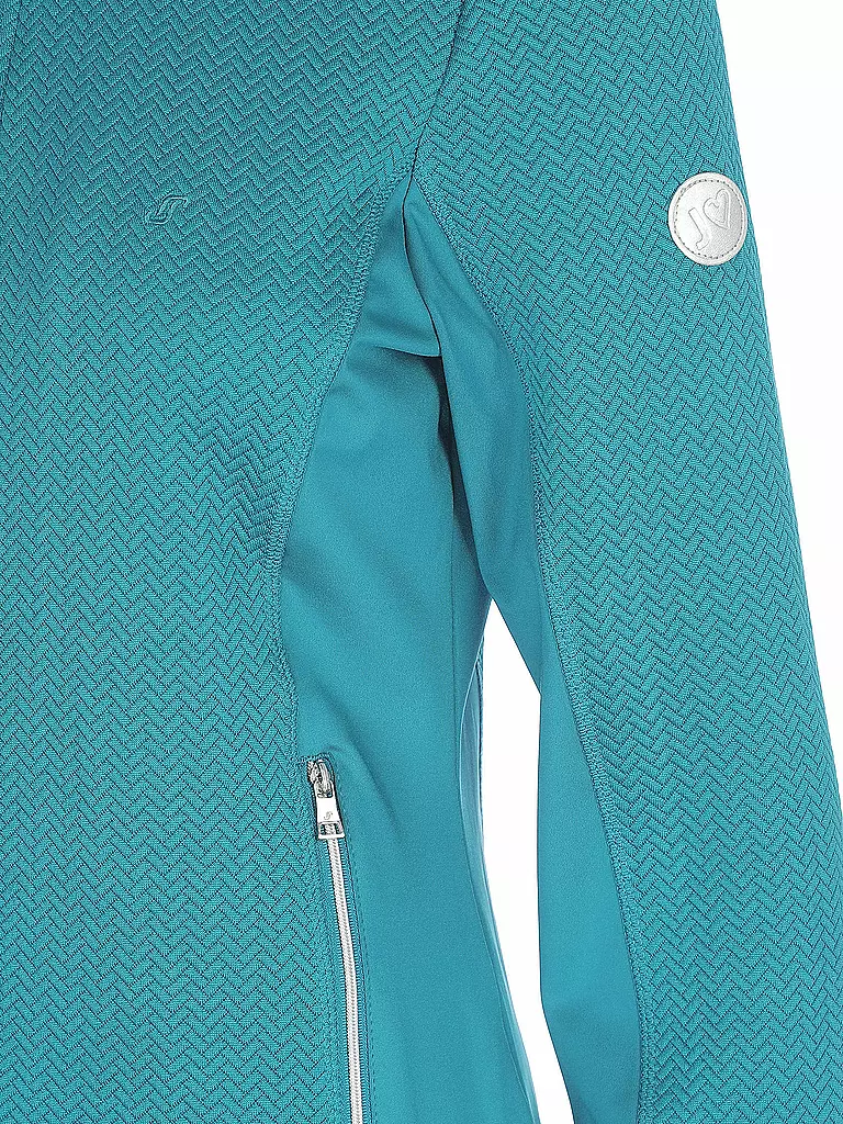 JOY | Damen Fleecejacke Krista | petrol