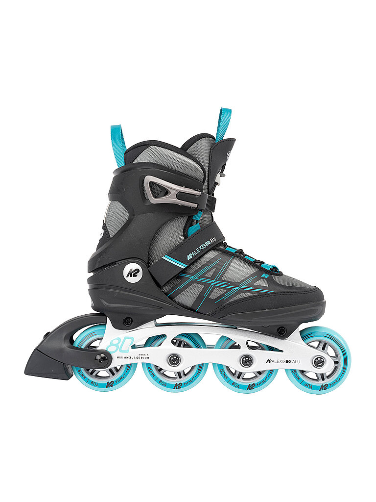 K2 K2 Damen Inlineskates Alexis 80 Alu schwarz | 40, schwarz