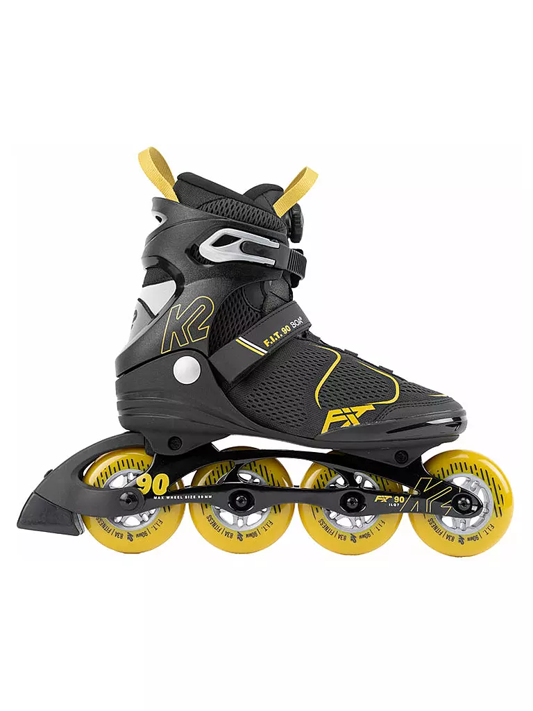 K2 | Herren Inlineskates F.I.T. 90 Boa | gelb