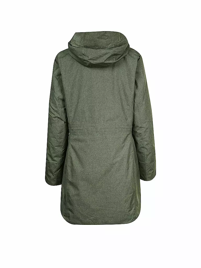 KAIKKIALLA | Damen Wintermantel Aada Hoody | olive