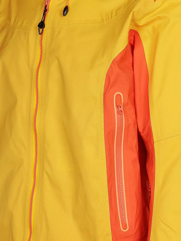 KAIKKIALLA | Herren Wanderjacke Kalvero Sympatex | gelb