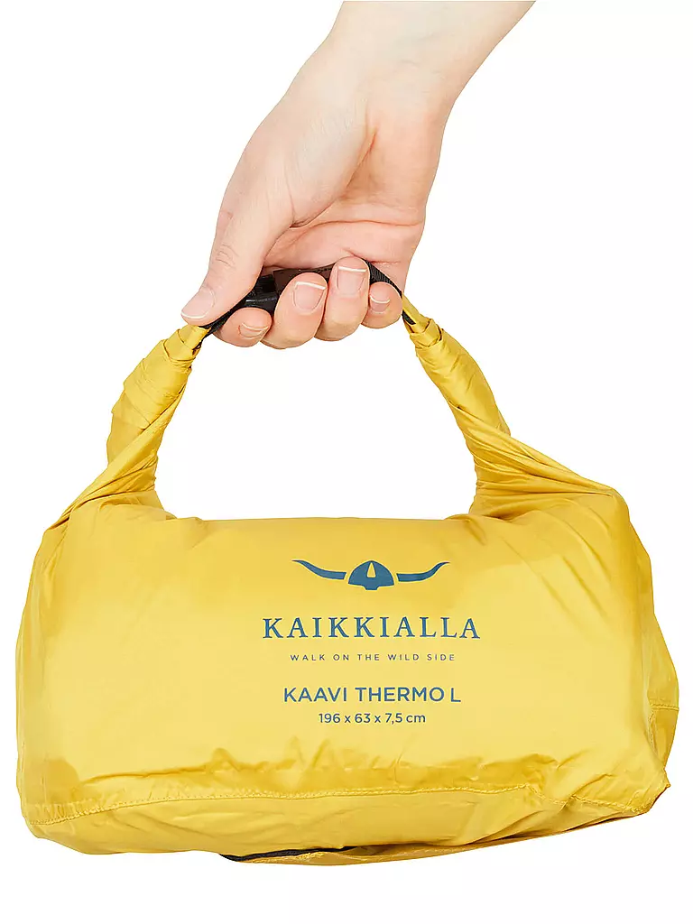 KAIKKIALLA | Isomatte Kaavi Thermo M + Pumpsack | gelb