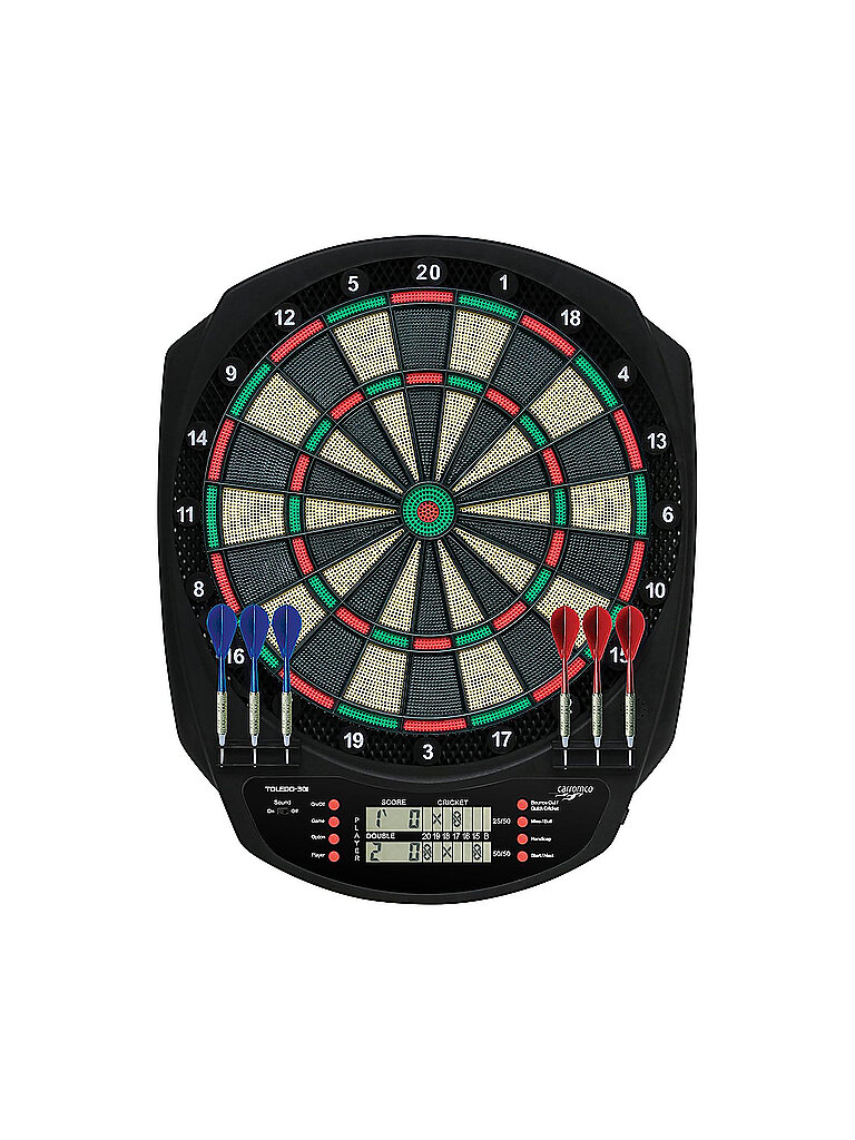 KARELLA KARELLA Carromco Elektronik-Dartboard Toledo-301 schwarz, schwarz