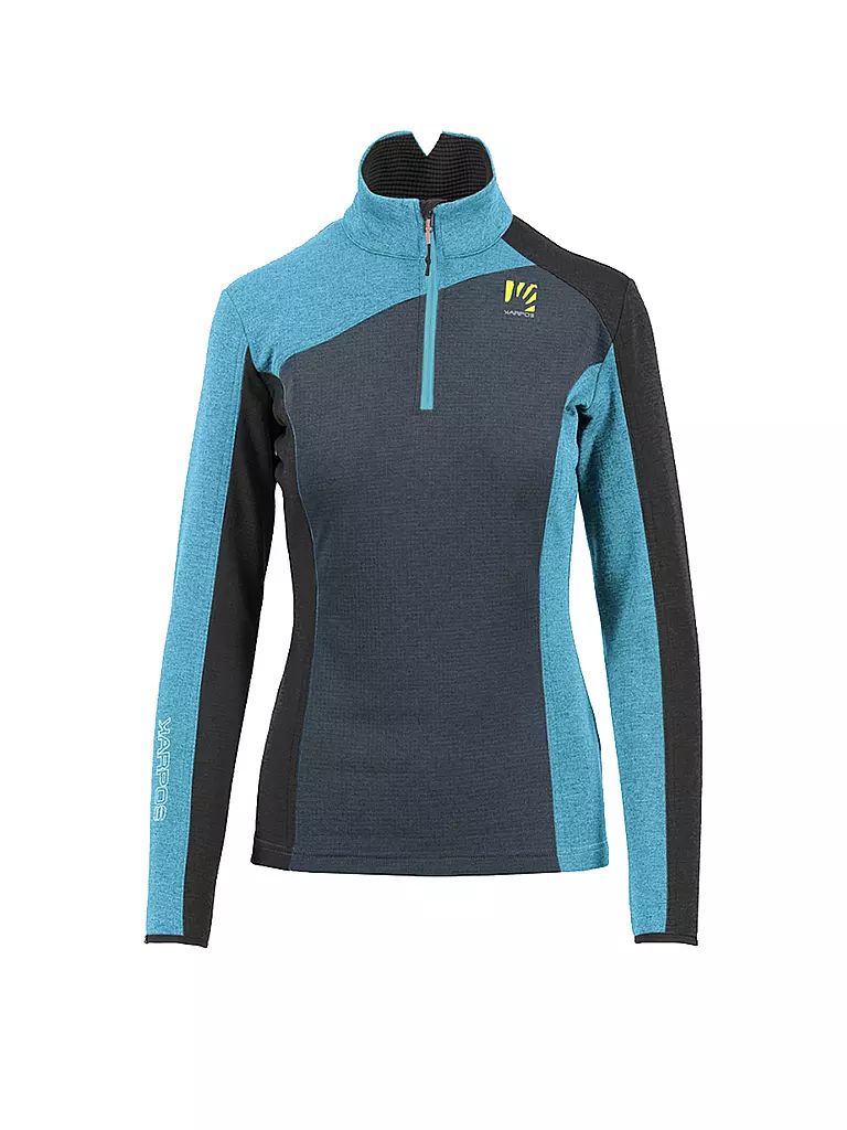 KARPOS | Damen Funktionsshirt Federa Half-Zip Fleece | hellblau