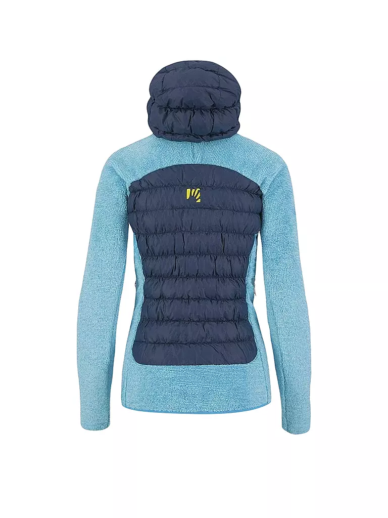 KARPOS | Damen Hybridjacke Marmarole Hoodie | hellblau